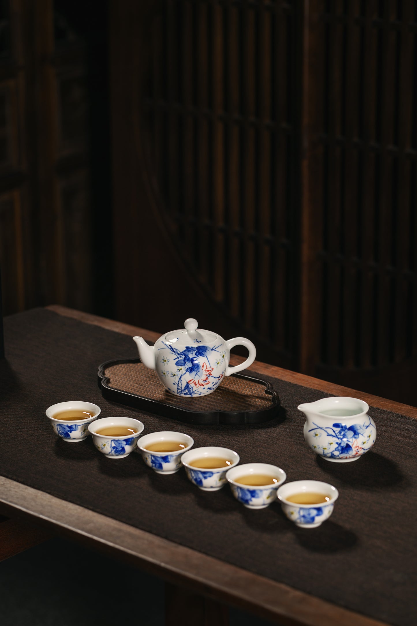 <Summer Night Wind> Chinese Tea Set